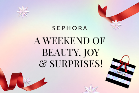 A WEEKEND OF BEAUTY, JOY & SURPRISES!